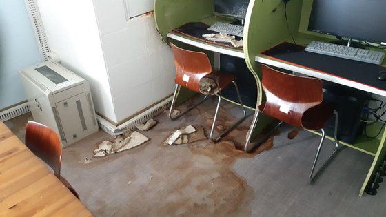 신천지 대구교회 내부 모습. [독자제공]