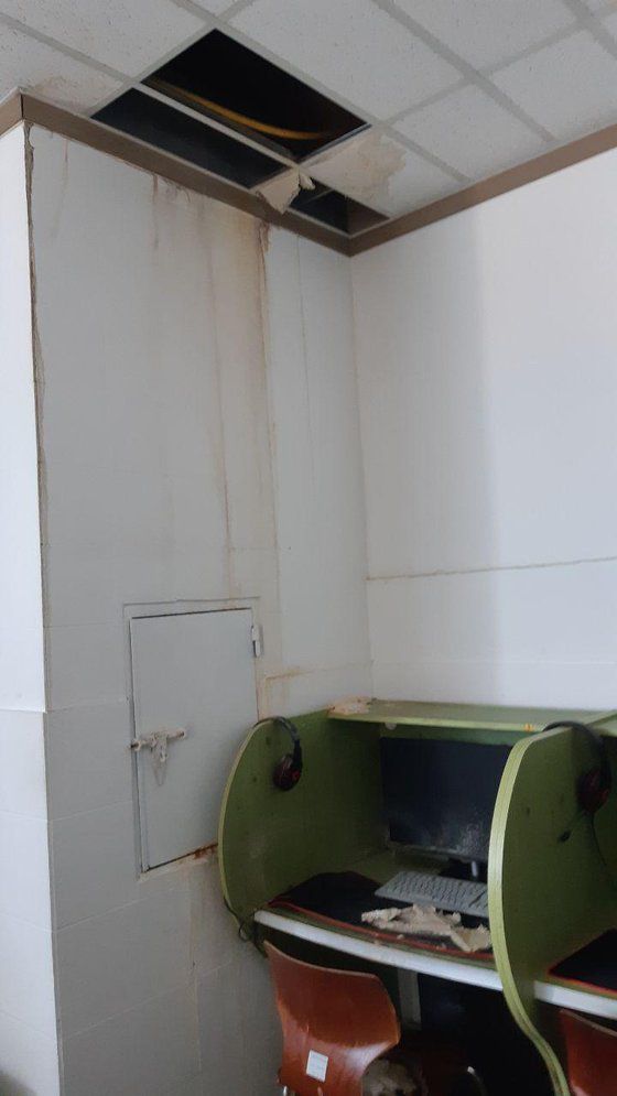 신천지 대구교회 내부 모습. [독자제공]