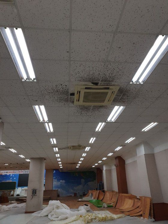 신천지 대구교회 내부 모습. [독자제공]