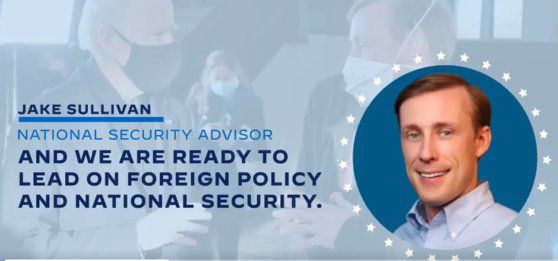 설리번은 인수위 홈페이지에서 "우리는 외교와 국가안보 부문에서 리드를 할 준비가 돼있다"고 밝혔다. [트위터]