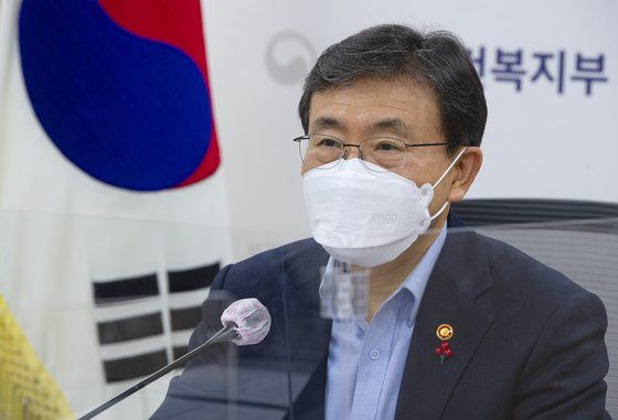 인사말 하는 권덕철 복지부 장관. 연합뉴스