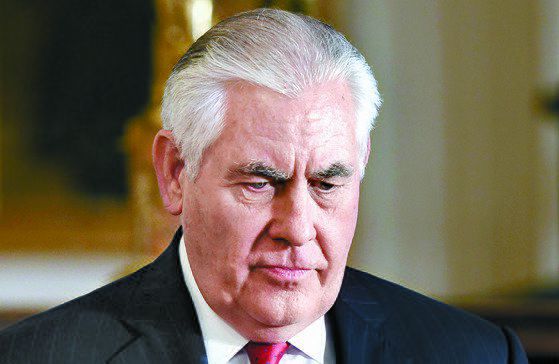 트럼프 정부의 초대 국무장관을 지낸 렉스 틸러슨 [AFP=연합뉴스]