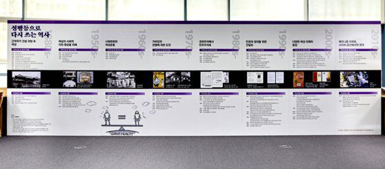 서울 동작구 대방동에 위치한 성평등도서관 '여기'에는 성평등의 역사와 변화상을 비롯한 각종 여성정책, 여성운동 등의 자료가 집약돼있다. 소년중앙