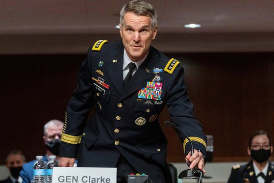 지난 3월 리처드 클라크 미 특수전 사령관이 미 의회에서 발언하고 있다. [사진 로이터=연합뉴스]