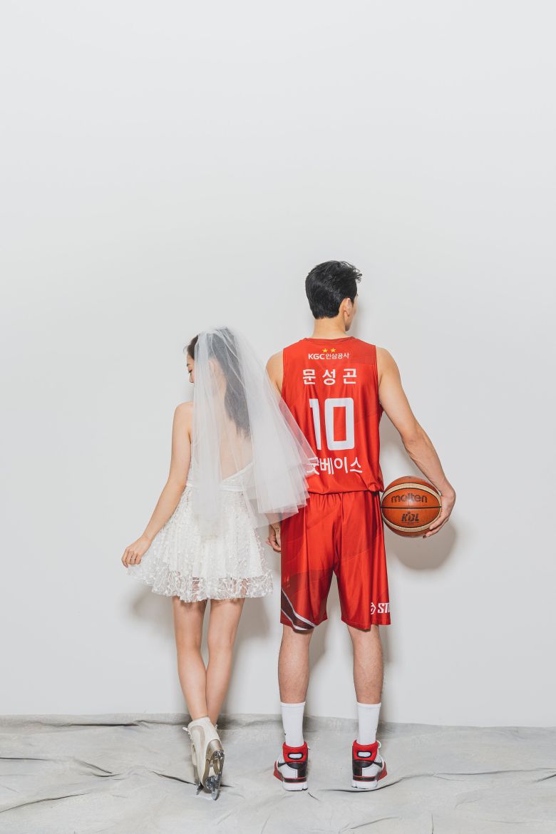 다음달 29일 서울에서 결혼하는 문성곤(오른쪽)과 곽민정 커플. [사진 문성곤]