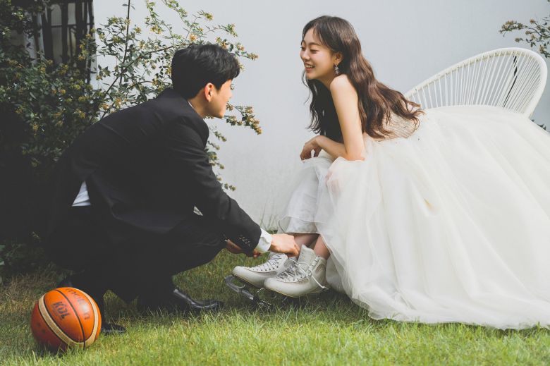 다음달 29일 서울에서 결혼하는 문성곤(왼쪽)과 곽민정 커플. [사진 문성곤]