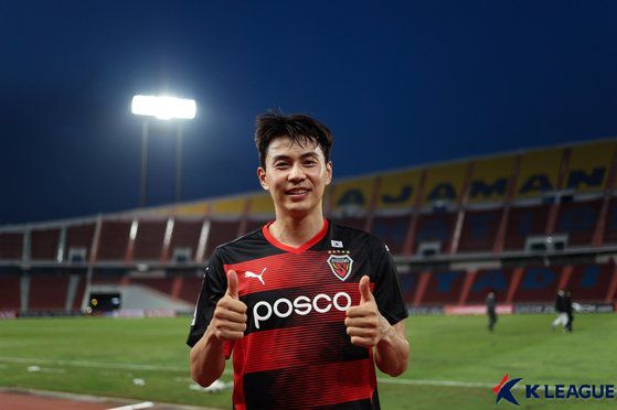 포항스틸러스 이적 후 새로운 도약의 계기를 만든 임상협. [사진 프로축구연맹]