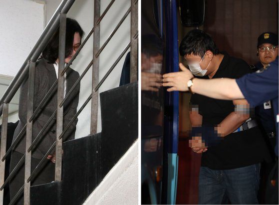 정경심 동양대 교수와 조국 전 법무부 장관의 5촌 조카 조범동씨.연합뉴스