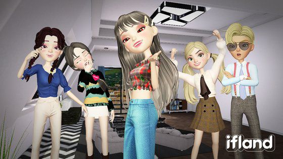 SK텔레콤은 메타버스 플랫폼 이프랜드(ifland)에서 아바타로 활동하는 신개념 인플루언서 ‘이프렌즈(ifriends)’를 모집한다. [사진 SK텔레콤]