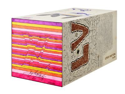 정국이 디자인한 트렁크 면. 사진 루이비통