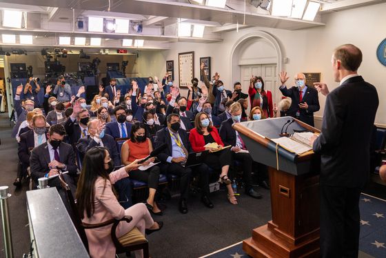 제이크 설리번 미 백악관 국가안보보좌관이 23일 기자회견을 열었다. [EPA=연합뉴스]