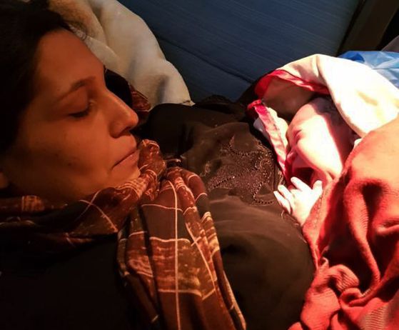 영국행 비행기에서 태어난 아기. AP=연합뉴스