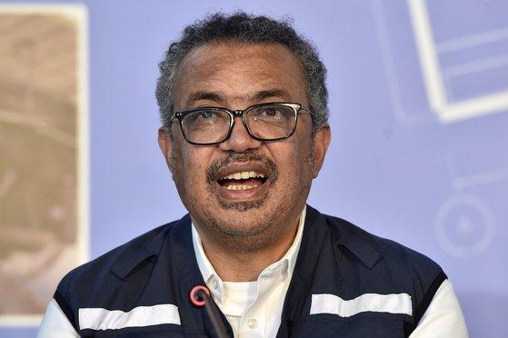 거브러여수스 WHO 사무총장. EPA=연합뉴스