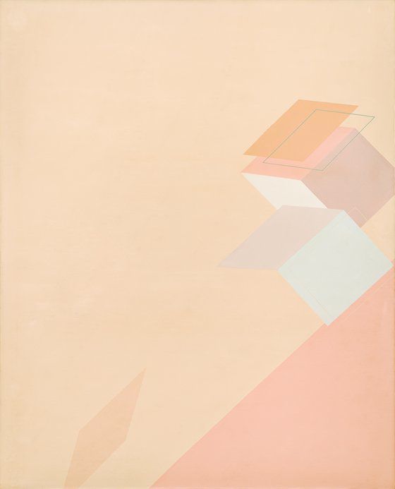 서승원, Simultaneity 77-56, 1977 , Oil on canvas, 162 x 130.[사진 PKM갤러리]