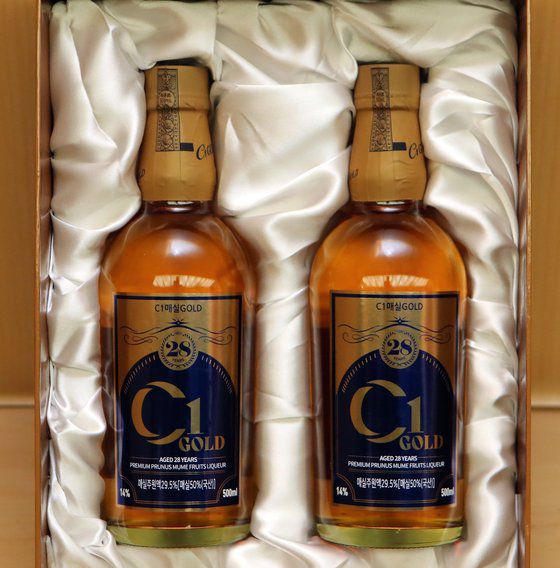 조성제 비엔그룹회장의 시원골드 매실주 세트