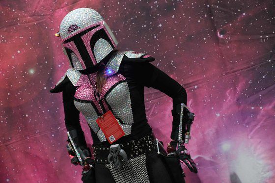 코믹콘의 코스프레 참여자. AFP=연합뉴스