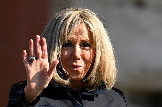 에마뉘엘 마크롱 프랑스 대통령의 부인 브리지트 마크롱 여사. 로이터=연합뉴스