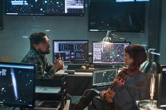 영화 '돈룩업'의 한 장면 [사진 네이버 영화, 인터넷 캡쳐]