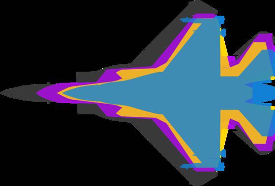 전투기 크기 비교 구분