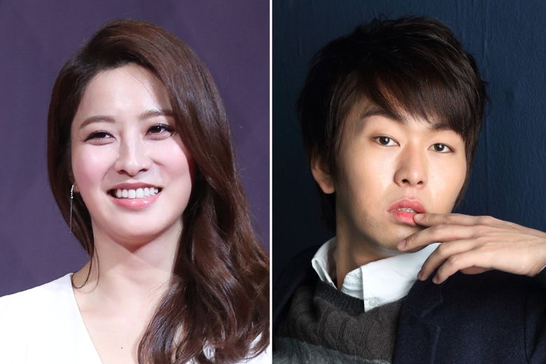 백년가약을 맺은 배우 박세영(왼쪽)과 곽정욱. [일간스포츠]