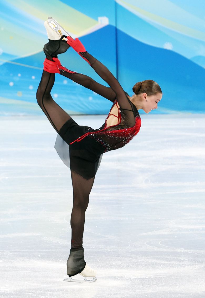 생애 첫 올림픽에 나선 카밀라 발리예바. 김경록 기자