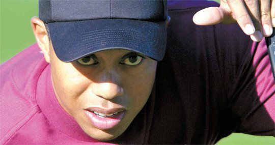 전성기 매서운 눈빛을 보이던 타이거 우즈. [중앙포토]