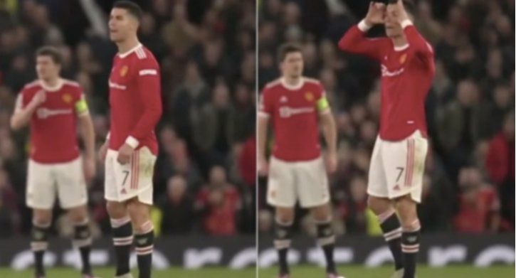 심판을 조롱하는 호날두. [사진 기브 미 스포츠 캡처]