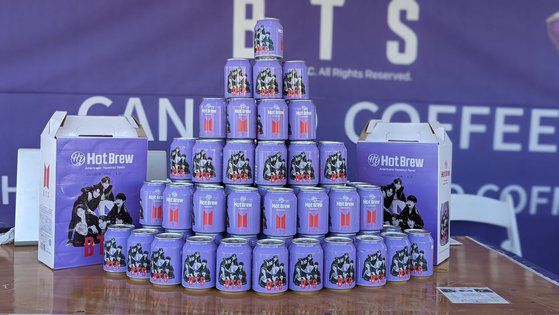 BTS캔커피. 킴델숀 제공