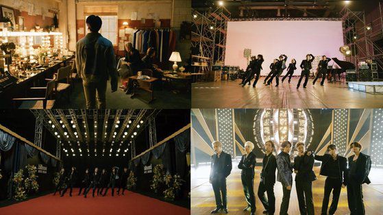 지난해 BBMA 시상식에서 축하공연으로 공개한 '버터' 영상 일부. 당시 코로나19 확산으로 시상식에 참석하지 못한 BTS는 서울에서 촬영한 영상을 시상식에 보냈다. [사진 빅히트뮤직]