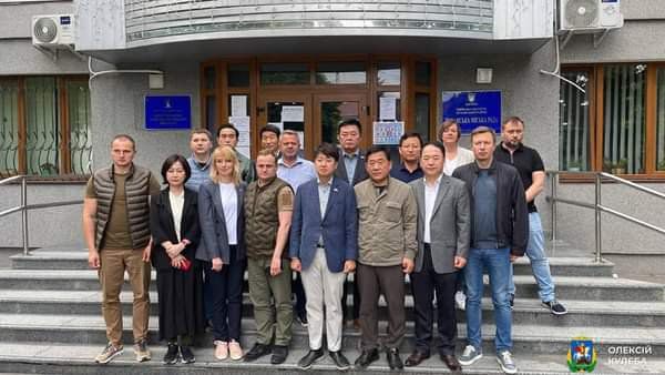 우크라이나 키이우를 방문 중인 국민의힘 이준석 대표와 의원들. [키이우 주지사 페이스북]