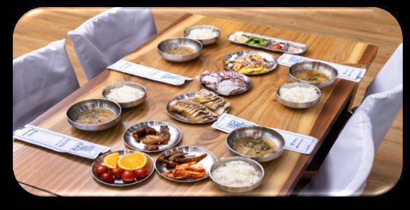 장례식장에서 일회용기 대신 다회용기에 음식을 담아 제공하는 모습. 사진 김해시