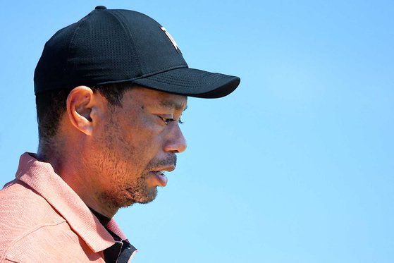 타이거 우즈는 남은 시간이 많지 않다고 여긴다. 세인트앤드루스 올드 코스에서 열리는 디 오픈을 마지막 이정표로 여기는 듯하다. [AFP=연합뉴스]