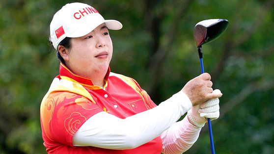 지난해 도쿄 올림픽에서 경기하는 펑샨샨. 그의 마지막 경기가 됐다. AP=연합뉴스