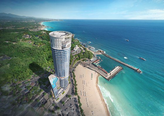 39층에서 아찔한 조망을 경험할 수 있는 '글라스 엣지'(컴퓨터 그래픽).