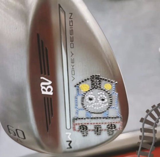 김주형은 토마스와 기차들 동화를 좋아해 이 그림을 새겼다. 김주형은 이번 여름 폭주기관차처럼 달렸다. 사진 골프닷컴 인스타그램