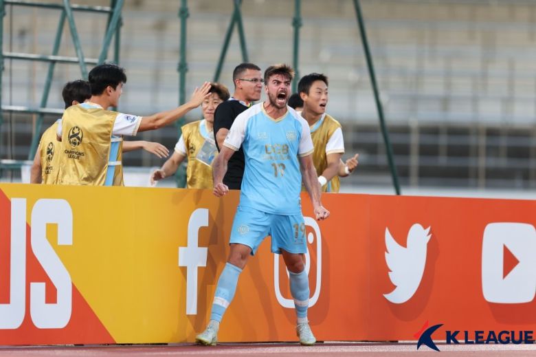 전북과의 아시아 챔피언스리그 16강전에서 동점골을 터트린 대구 제카. 사진 프로축구연맹