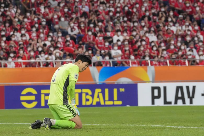 선방쇼를 펼친 전북 골키퍼 이범수. AP=연합뉴스