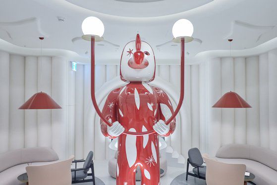 서울 영등포구 더현대서울 지하 2층에 있는 2030대 VIP 전용 라운지 'YP하우스'. 사진 현대백화점