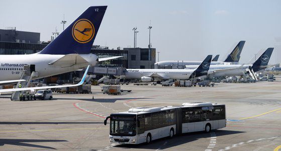 독일 프랑크푸르트 국제공항. EPA=연합뉴스