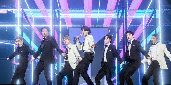 방탄소년단 공연 장면. [중앙포토]