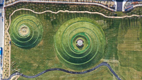 전남 순천시 오천그린광장 내 나선형 언덕인 '오천언덕'. 프리랜서 장정필