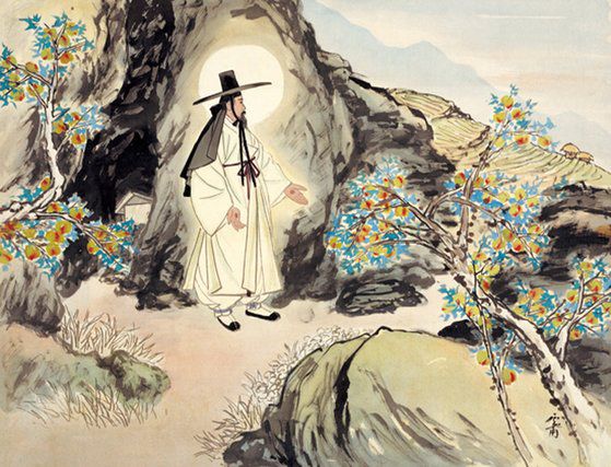 운보 김기창 화백의 성화 연작 ‘예수의 생애’ 중 부활 장면(부분). [사진 서울미술관]