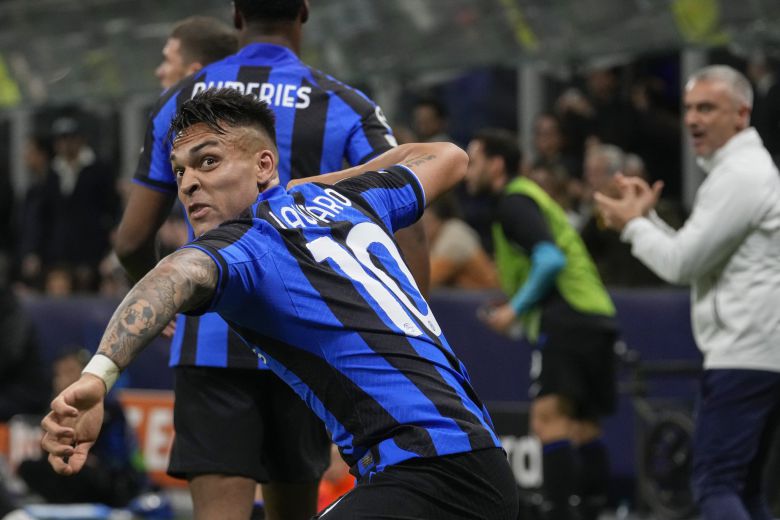 인터밀란의 챔피언스리그 4강행을 이끈 라우타로 마르티네스. AP=연합뉴스