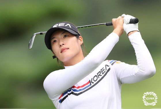 황유민과 신인왕 경쟁일 펼치는 김민별. 뉴스1