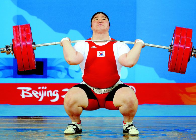 2012년 런던올림픽에서 4위를 기록한 장미란. 중앙포토