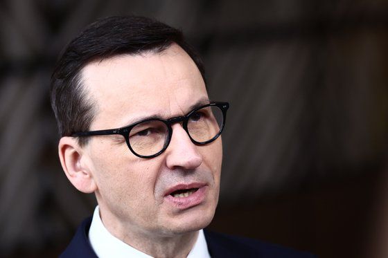 마테우슈 모라비에츠키 폴란드 총리. EPA=연합뉴스