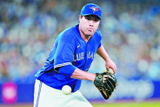 토론토 블루제이스 류현진. AP=연합뉴스