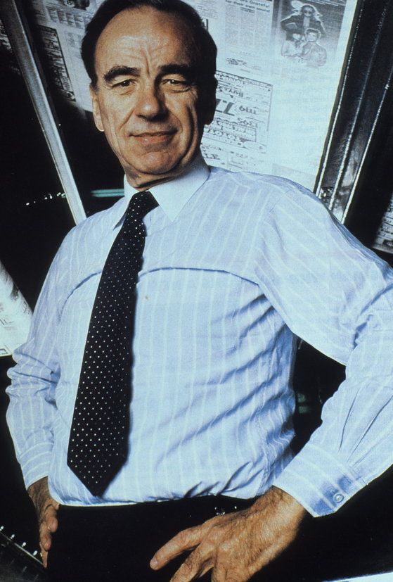 젊은 시절의 루퍼트 머독의 모습. 머독은 1952년 호주 지역 신문사에서 시작해 영어권 전역에 영향을 미치는 미디어 재벌이 됐다. 중앙DB