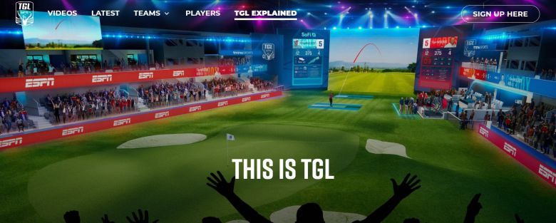 스크린골프 리그 경기장 조감도. 사진 TGL 홈페이지 캡처
