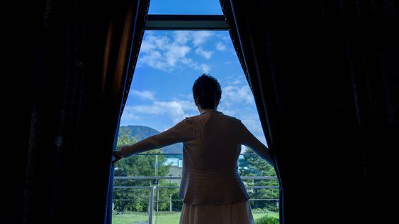 대구시 달성군 유가읍 자택의 박근혜 전 대통령. 중앙포토